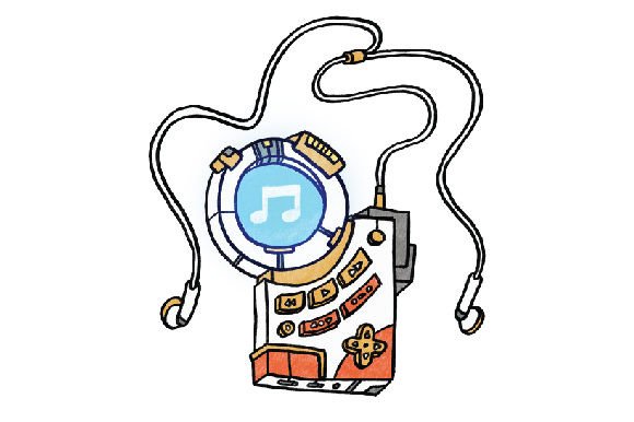 Download Evatrix's Cyberspace Music Player, Intergalactic Love, Crayon Style - Space Collection