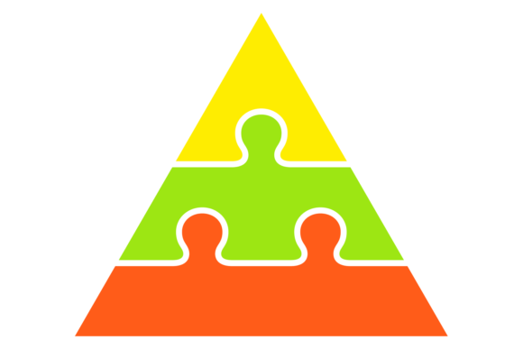 Download Color Traingle Jigsaw Connection. Smart - Connection Collection