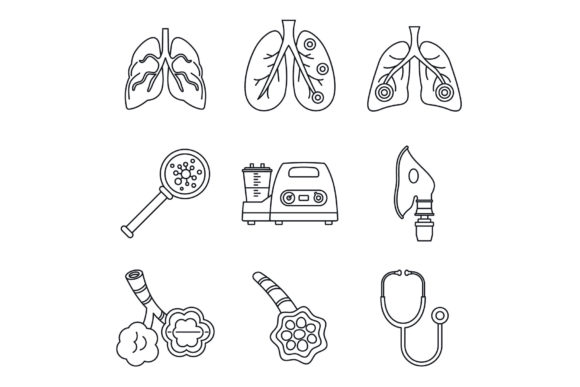 Download Pneumonia Disease Icon Set - Icon Collection