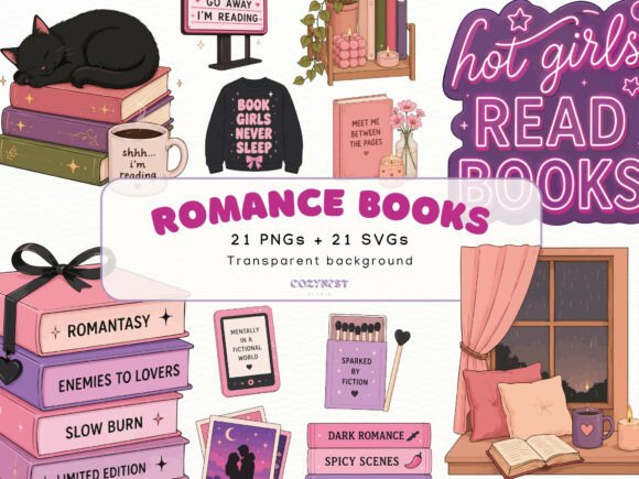 Download Book Lover Cliparts, Spicy Romance PNG - Man Collection