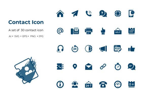 Download Contact Icon for Business - Icon Collection