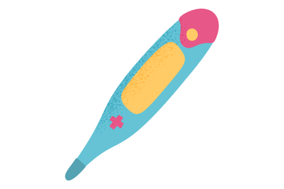 Download Medical Thermometer Cute Icon. Fever Mea - Icon Collection