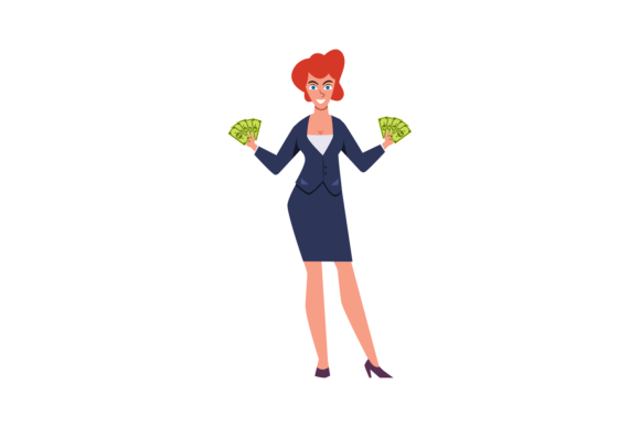 Download Rich Woman. Success Character with Luxur - Man Collection
