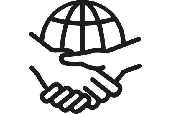 Download Global Partnership Line Icon. Handshake, - Icon Collection