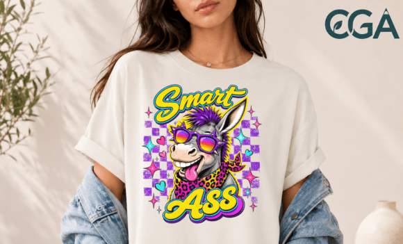 Download Smart Ass Funny Donkey Clipart PNG - Smart Collection