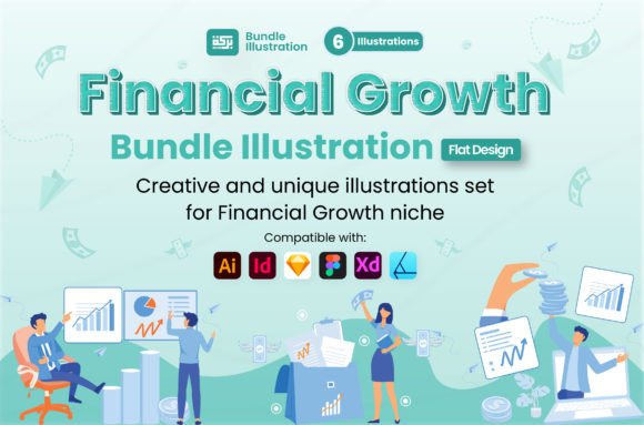 Download Illustration of Financial Growth - Financial Collection