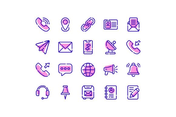 Download Contact Us - Icon Set - Icon Collection