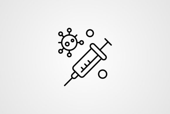 Download Vector Vaccine Line Icon Design - Icon Collection