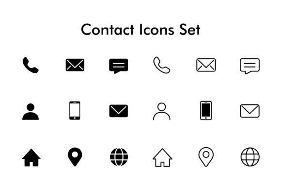 Download Contact Icons Set - Icon Collection