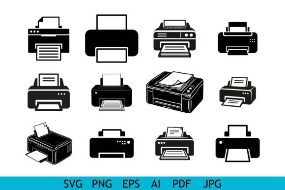 Download Printer Device Icon Collection Set - Icon Collection