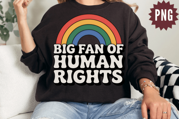Download Big Fan of Human Rights Sublimation Desi - Man Collection